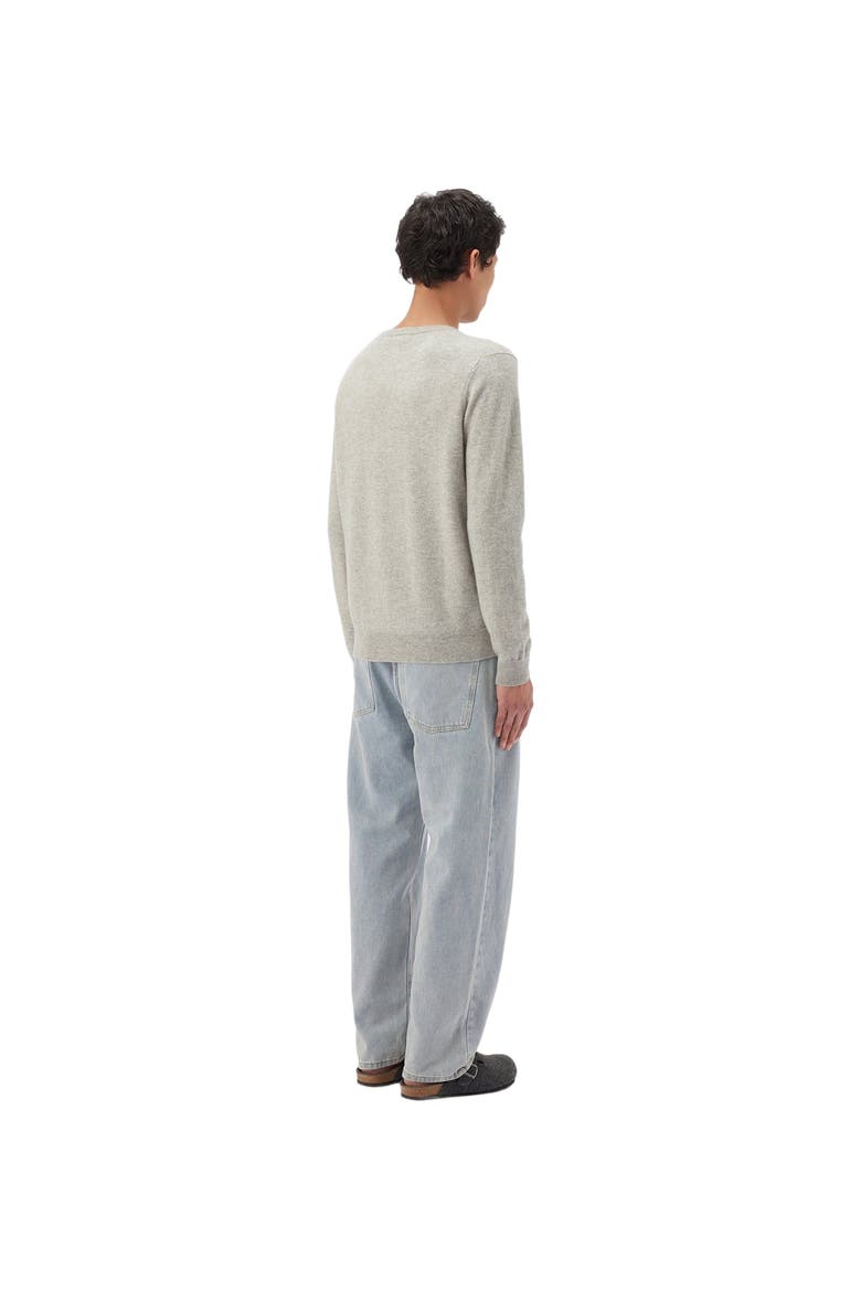 Essential Crewneck Cashmere Sweater, Alternate, color, dawn blue