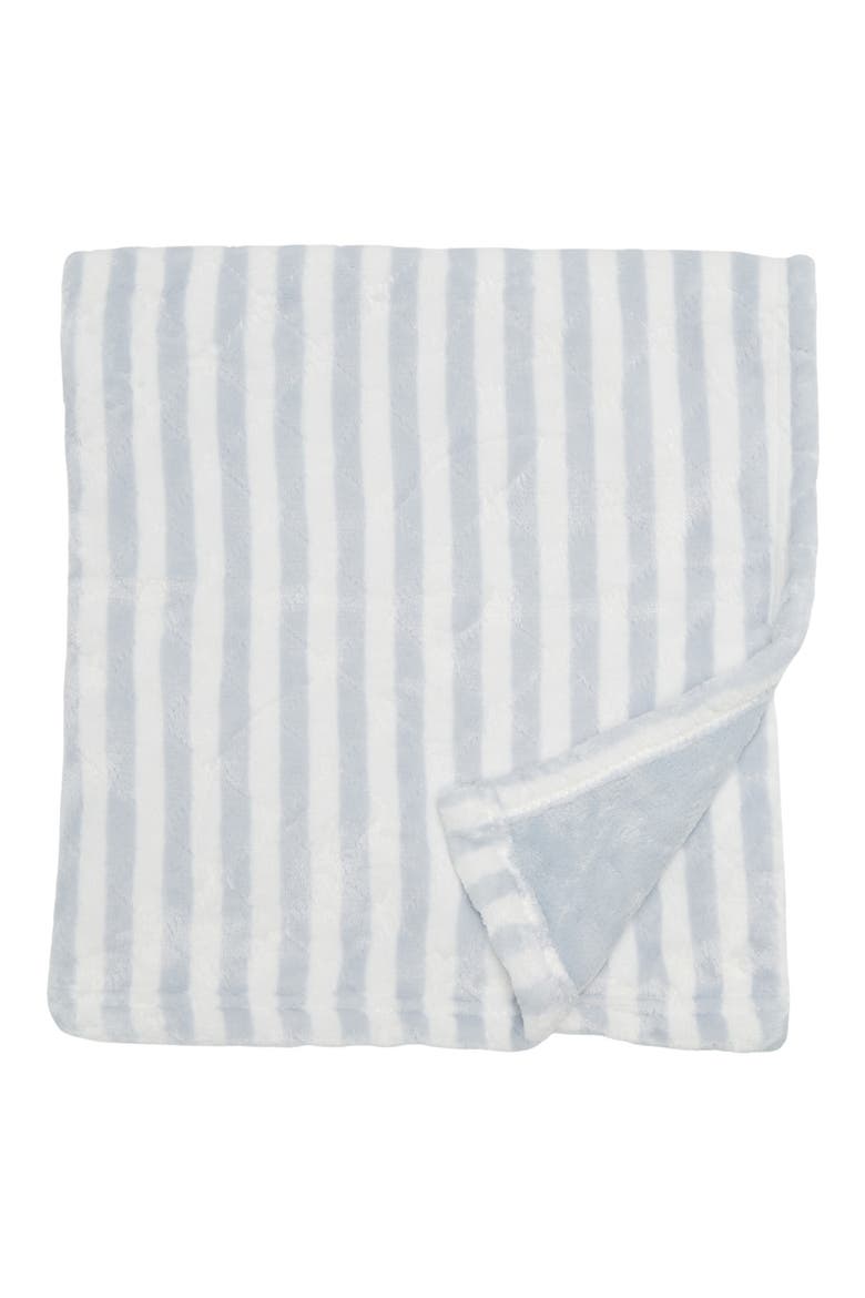 Ultrasonic Striped Blanket, Main, color, BLUE