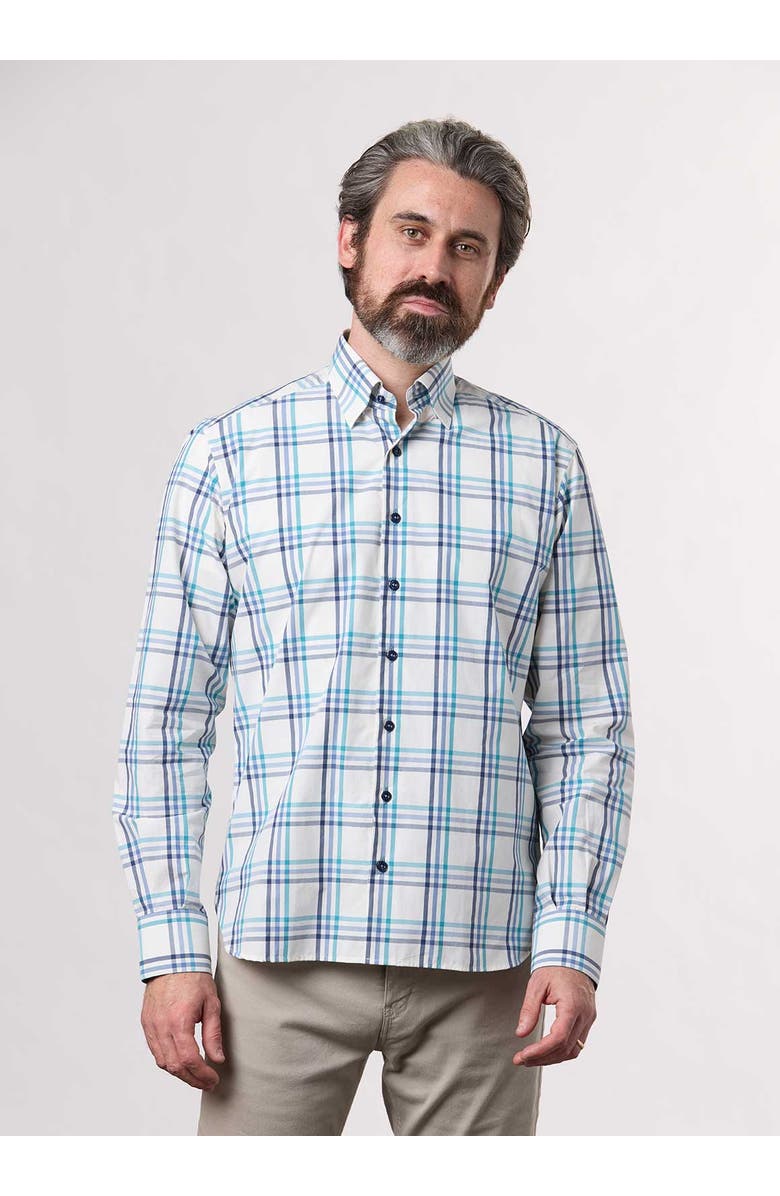 Hammer Made Banff Tailored Fit Button Down Shirt, Main, color, 