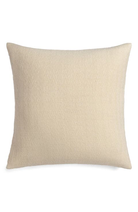 Ivory Chevron Accent Pillow
