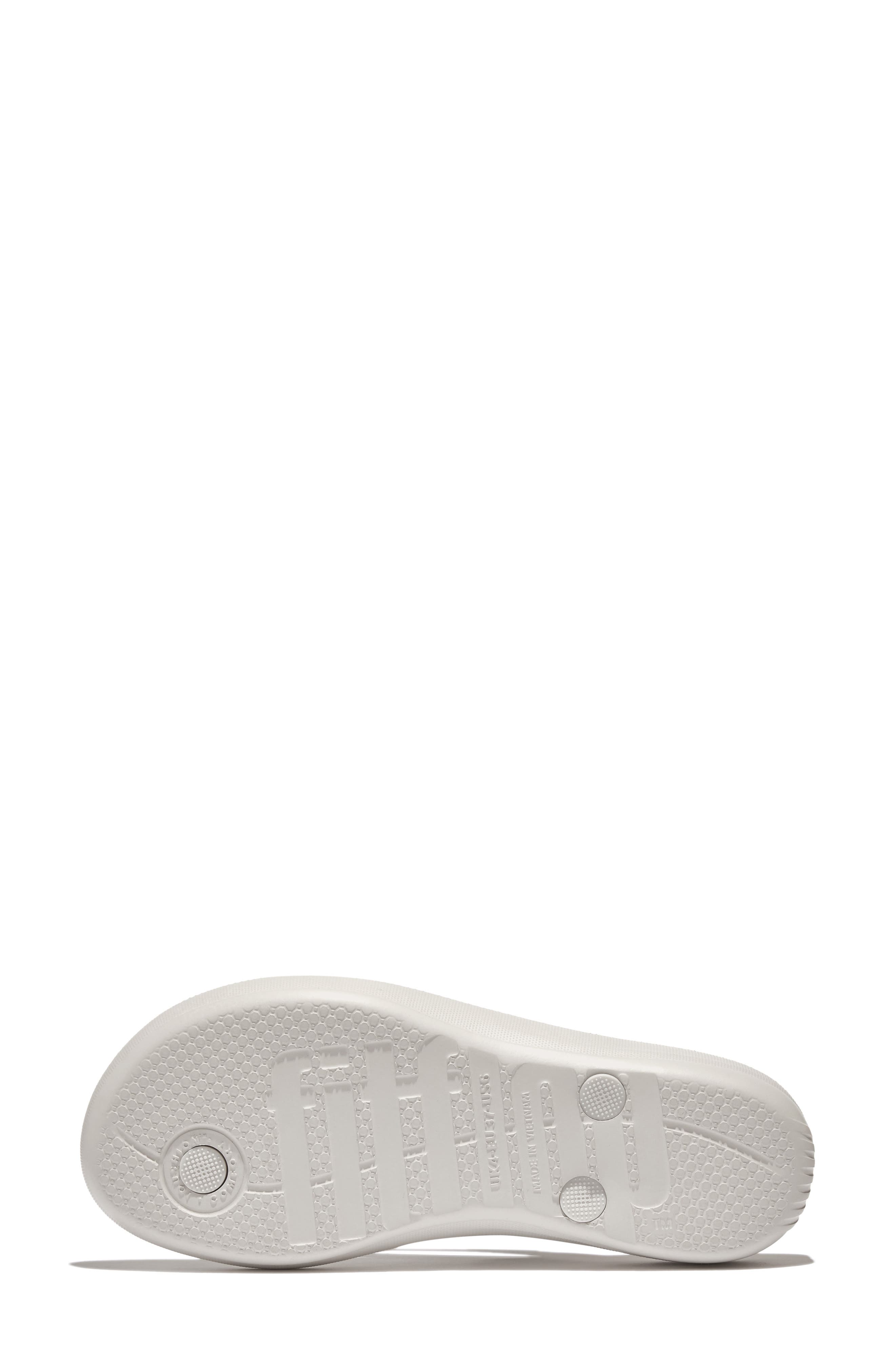 FitFlop iQushion<sup>™</sup> Splash Crystal Flip Flop, Alternate, color, Tiptoe Grey