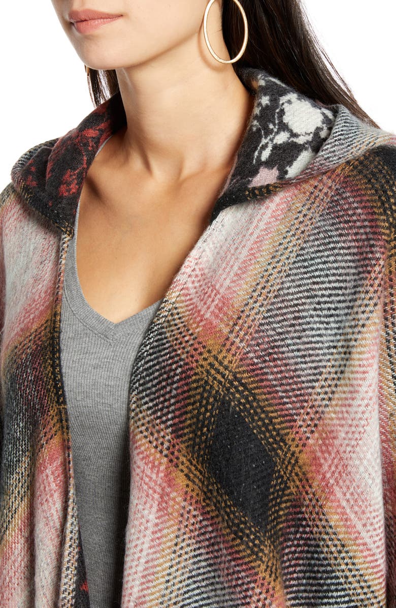 Treasure & Bond Reversible Ruana, Alternate, color, 