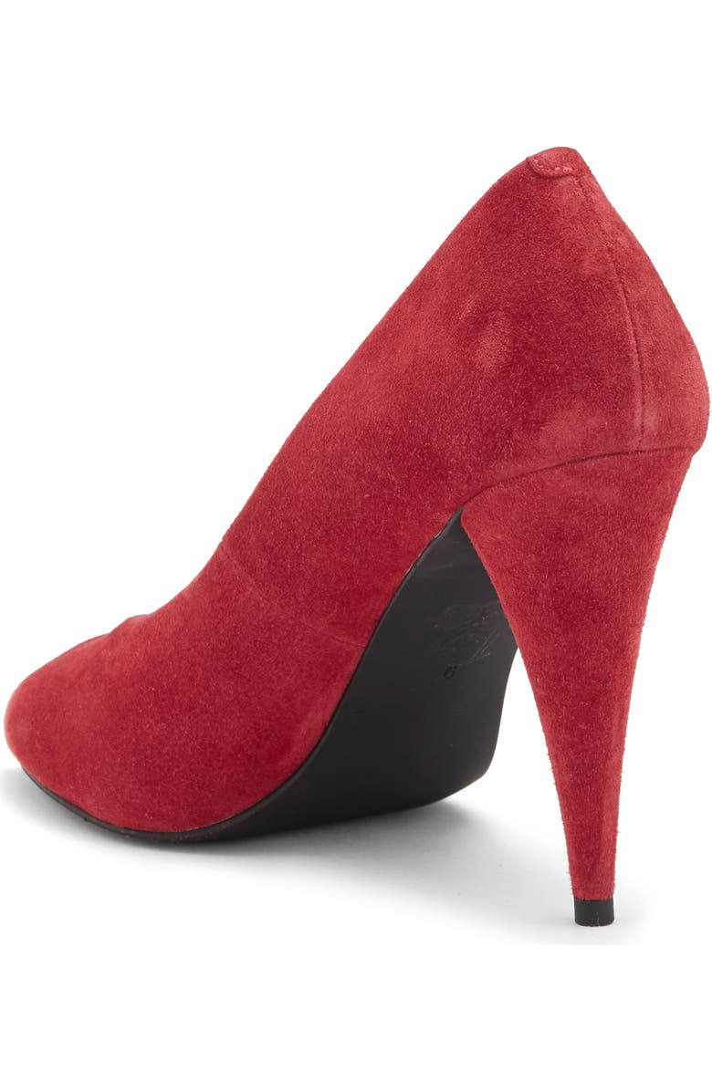 Jeffrey Campbell Sherille Peep Toe Pump, Alternate, color, Dusty Berry Suede
