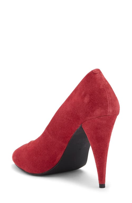 Jeffrey Campbell Sherille Peep Toe Pump In Dusty Berry Suede