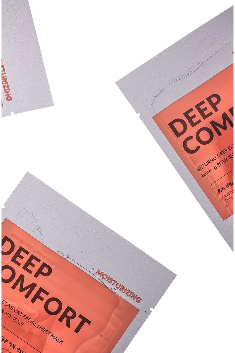 Deep Comfort Facial Sheet Mask, Alternate, color, None