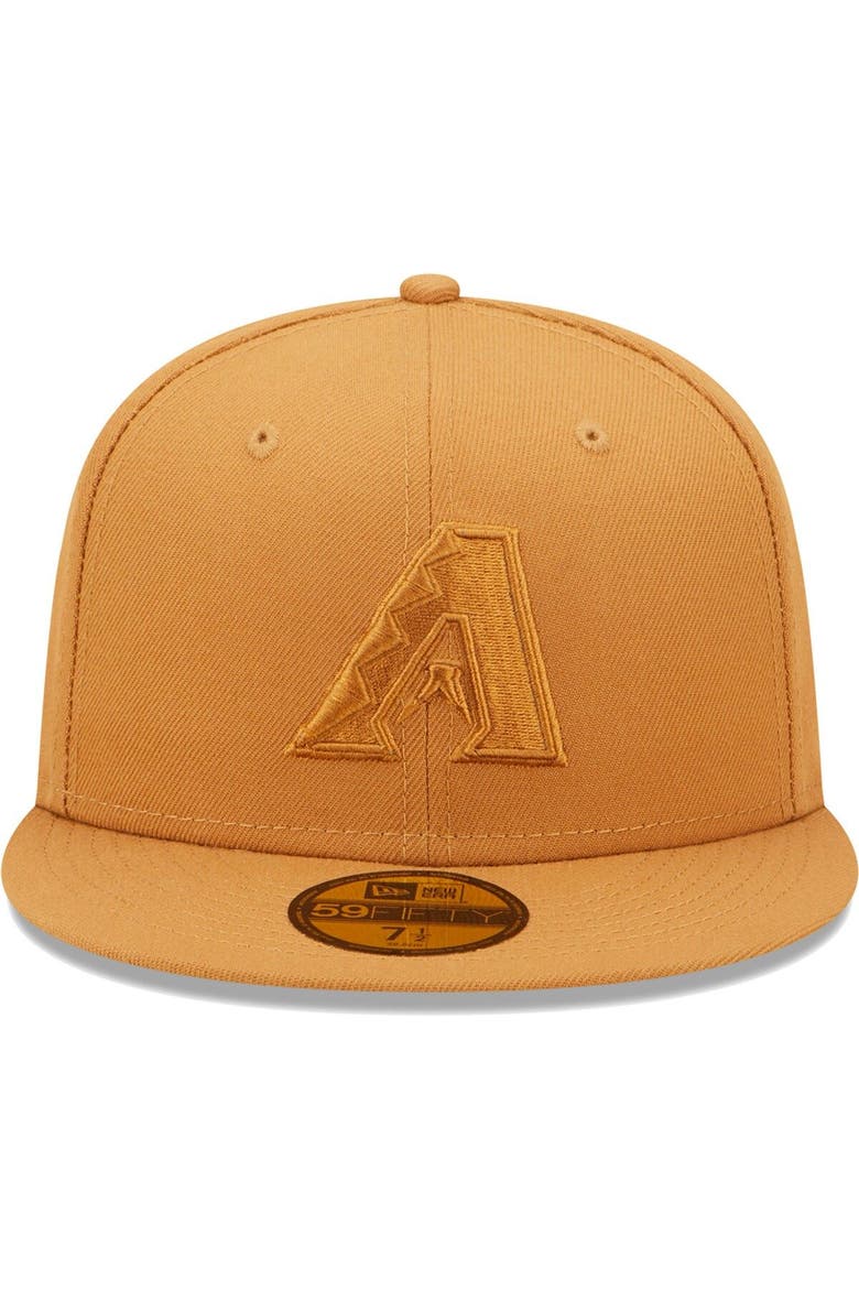Men's New Era Brown Arizona Diamondbacks Bronze Color Pack 59FIFTY Fitted Hat, Alternate, color, Brown