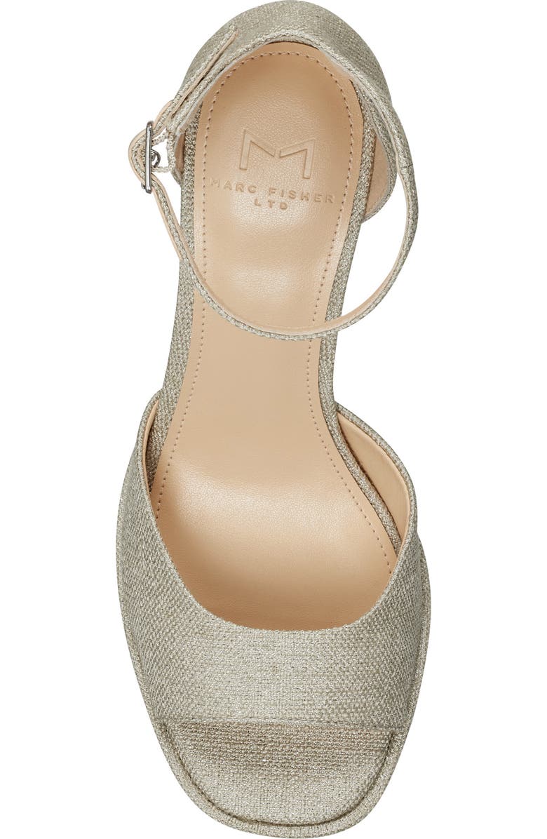 Marc Fisher LTD Della Ankle Strap Platform Sandal, Alternate, color,