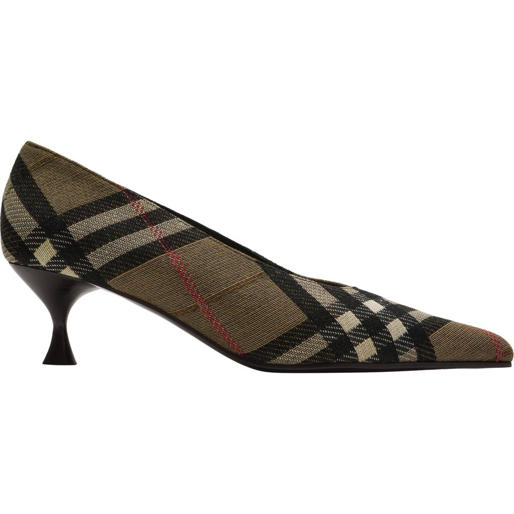 Burberry Check Dame Pumps Mit Spitzer Kappe 55mm In Multi