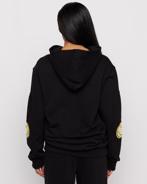 Samii Ryan Smiley Oversized Hoodie In Black