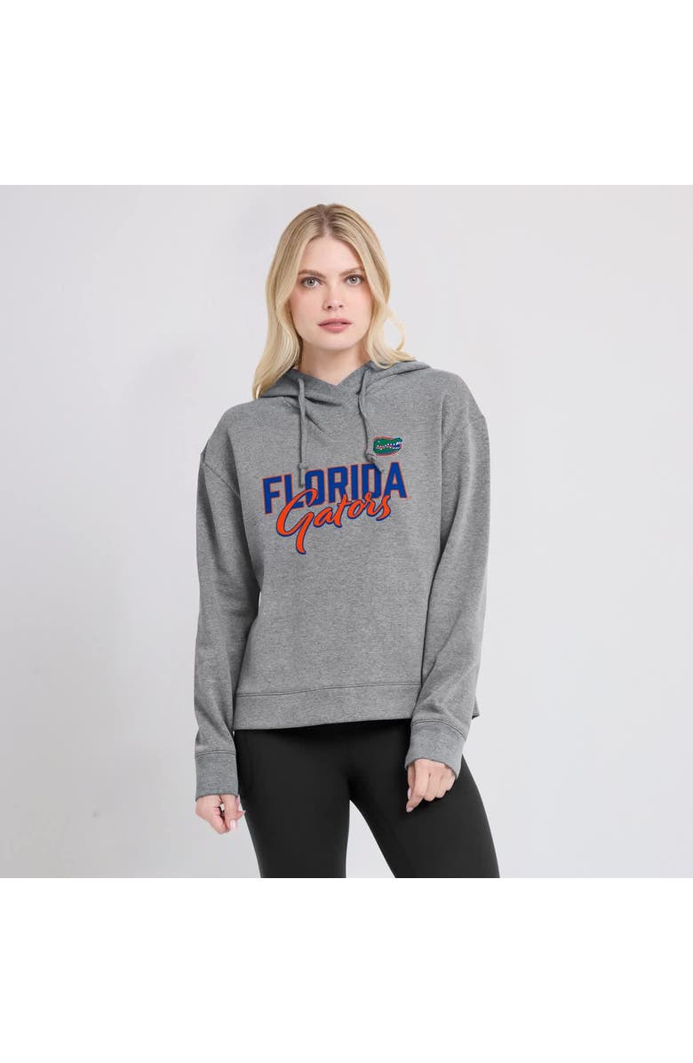 FANATICS Women's Fanatics Heather Gray Florida Gators Script Favorite Pullover Hoodie, Alternate, color, Heather Gray