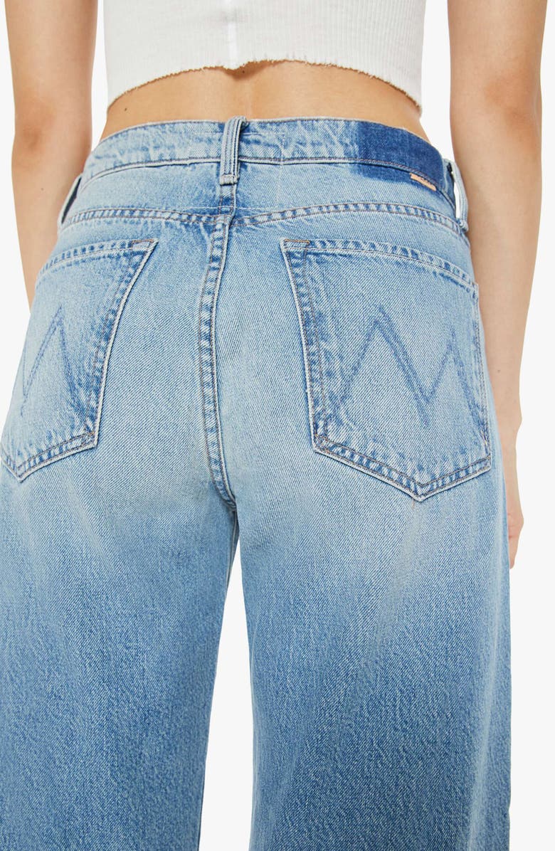 MOTHER The Dodger Ankle Wide Leg Jeans, Alternate, color, 
