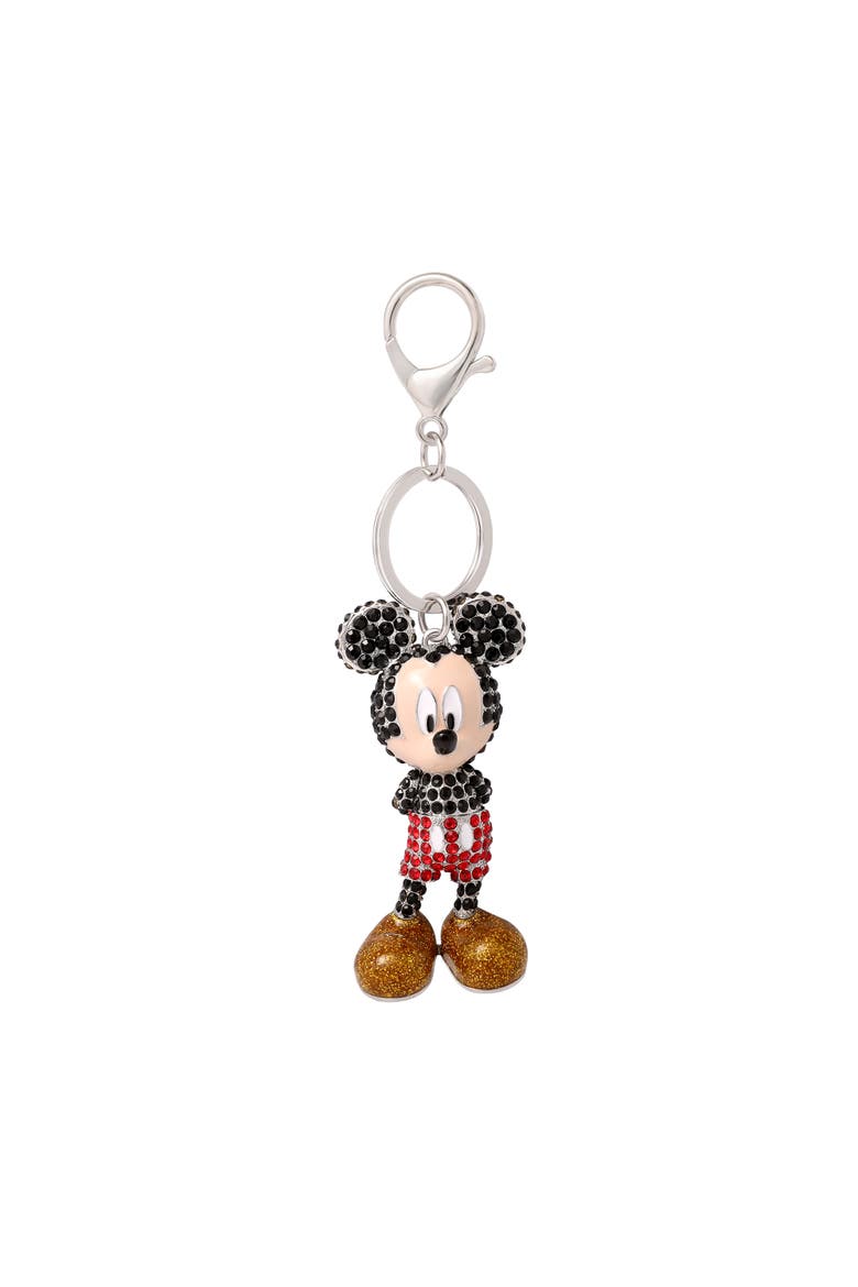 Mickey Mouse Pavé Crystal Bag Charm Keychain, Officially Licensed, Main, color, Multi