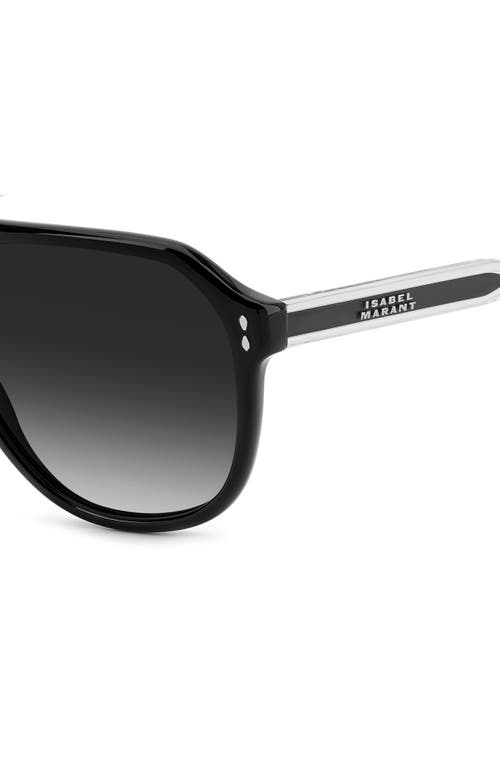 ISABEL MARANT ISABEL MARANT 60MM GRADIENT PILOT SUNGLASSES