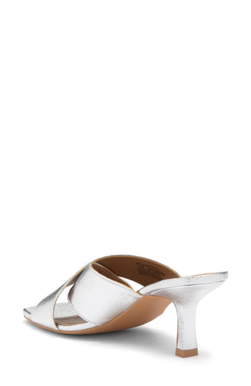 Nordstrom Rack Lauren Slide Sandal In Silver Metallic