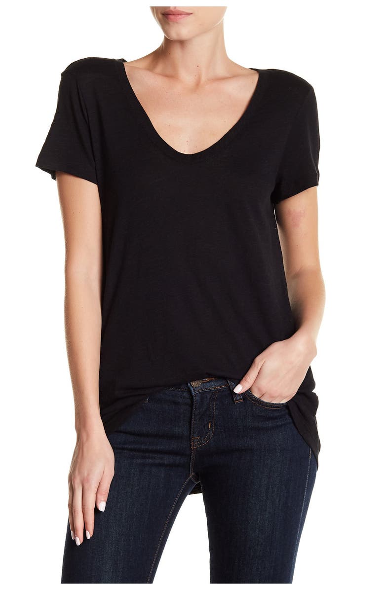 Susina<sup>®</sup> Scoop Neck Slub T-Shirt, Main, color,