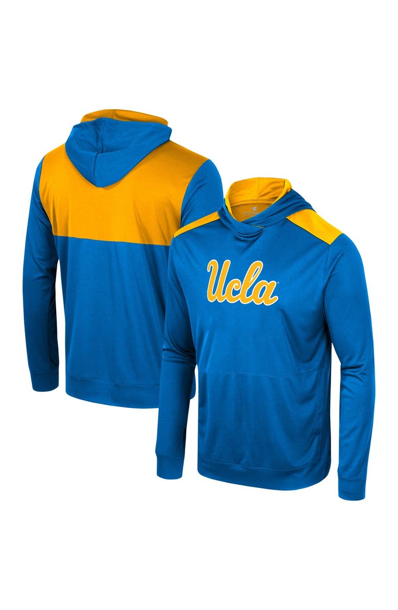 COLOSSEUM Men's Colosseum Blue UCLA Bruins Warm Up Long Sleeve Hoodie T-Shirt, Alternate, color, Blue