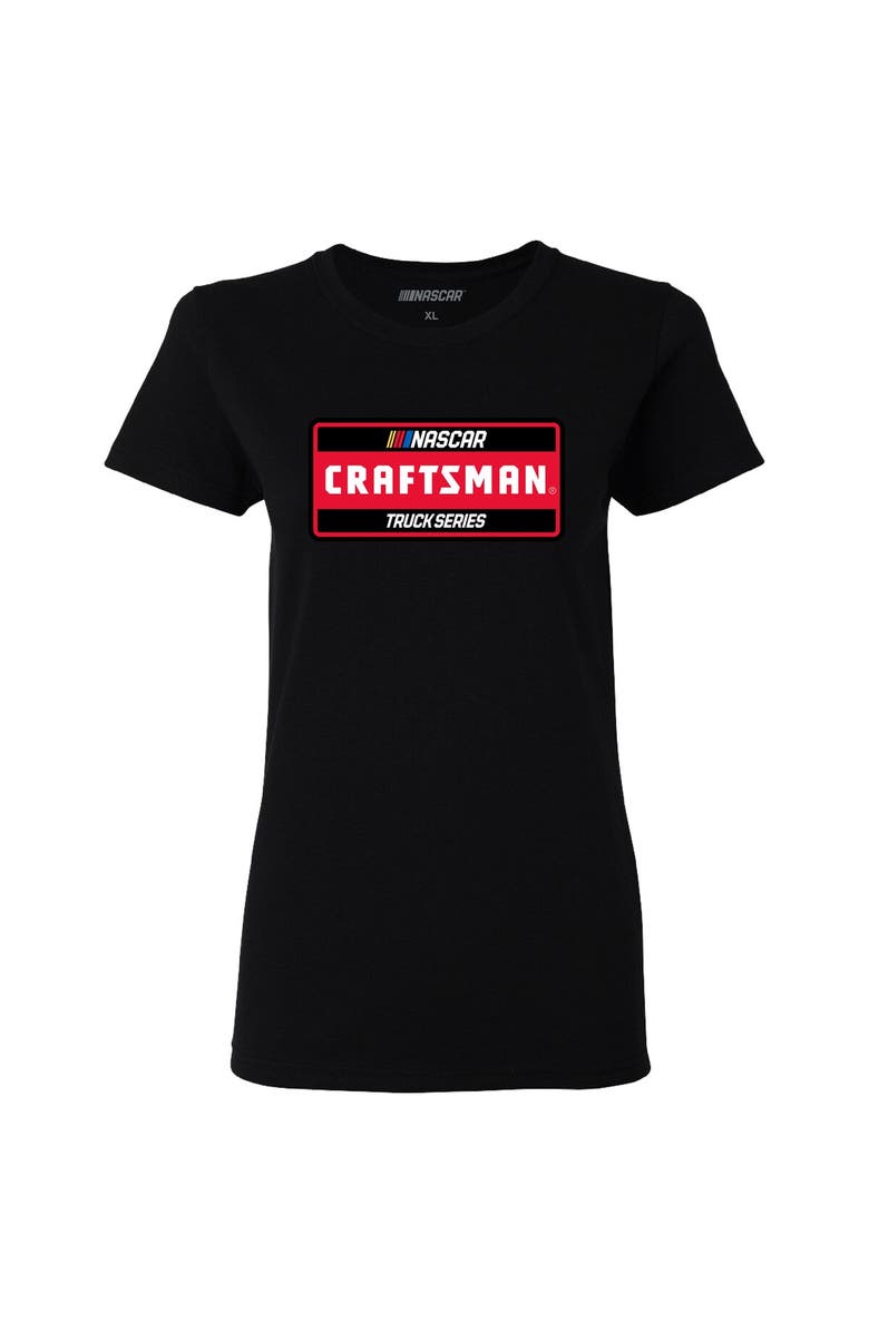 CHECKERED FLAG Women's Checkered Flag Sports  Black NASCAR Craftsman Truck Series T-Shirt, Alternate, color, Black