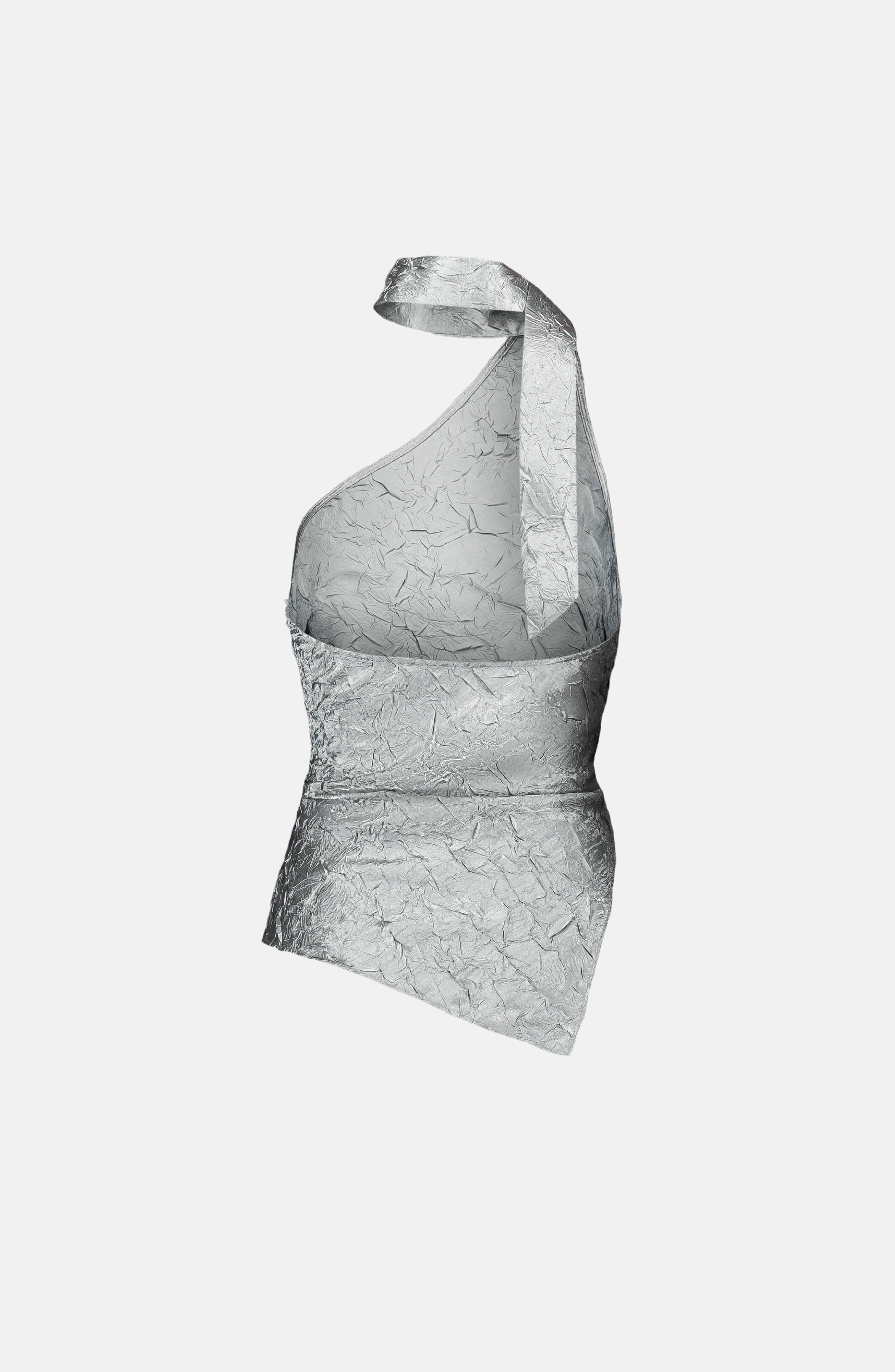 One-Shoulder Scarf Top - image 4