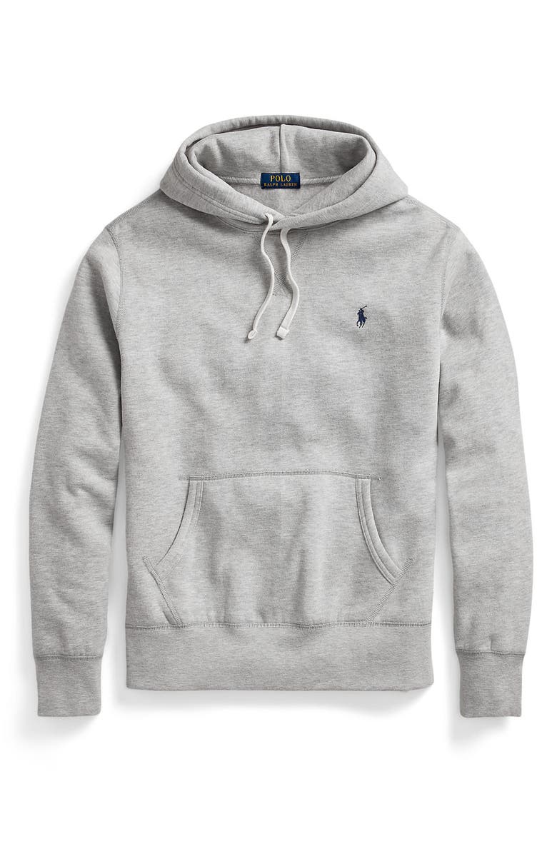 Polo Ralph Lauren Fleece Hoodie, Alternate, color, Andover Heather