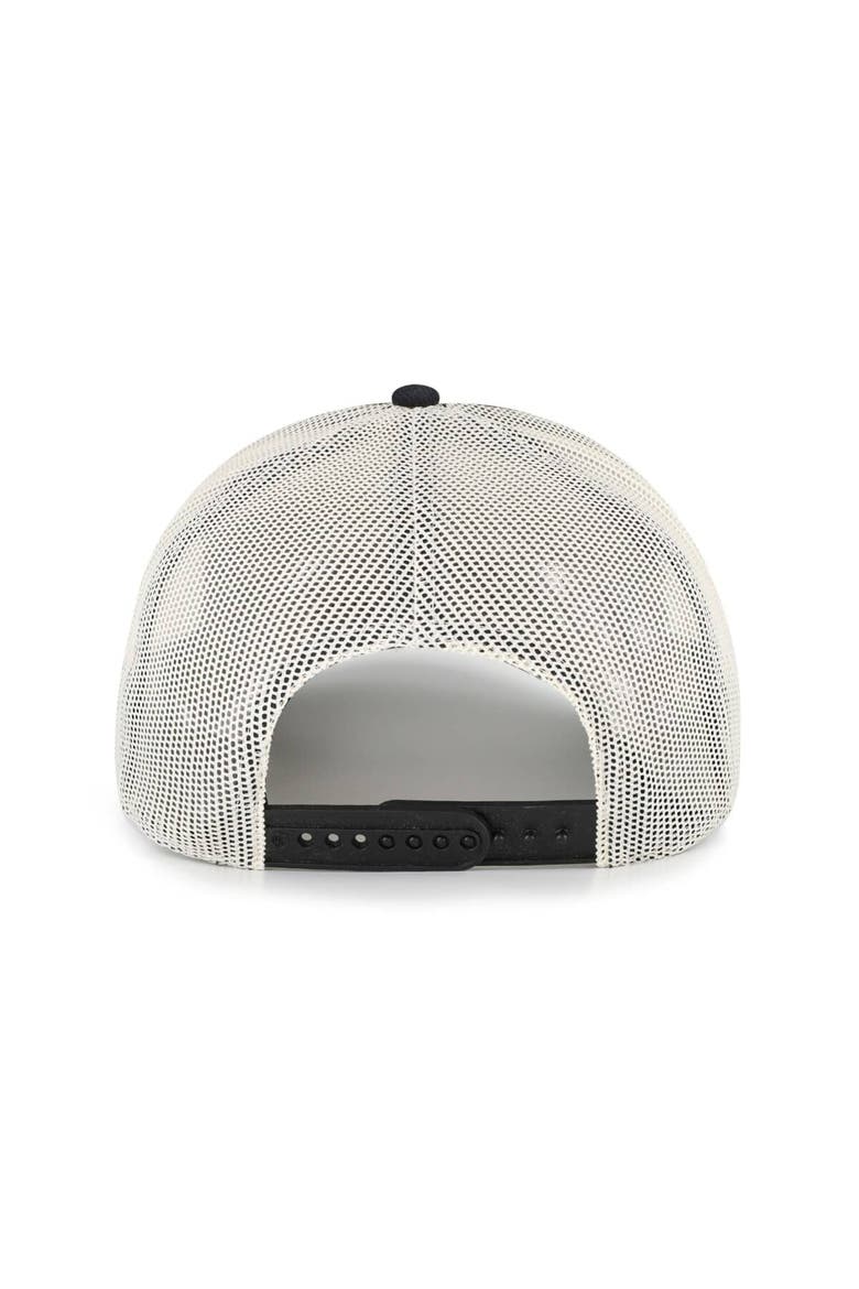 Men's '47 Black Chicago Bulls Emmett Heavy Twill Trucker Hitch Adjustable Hat, Alternate, color, Black