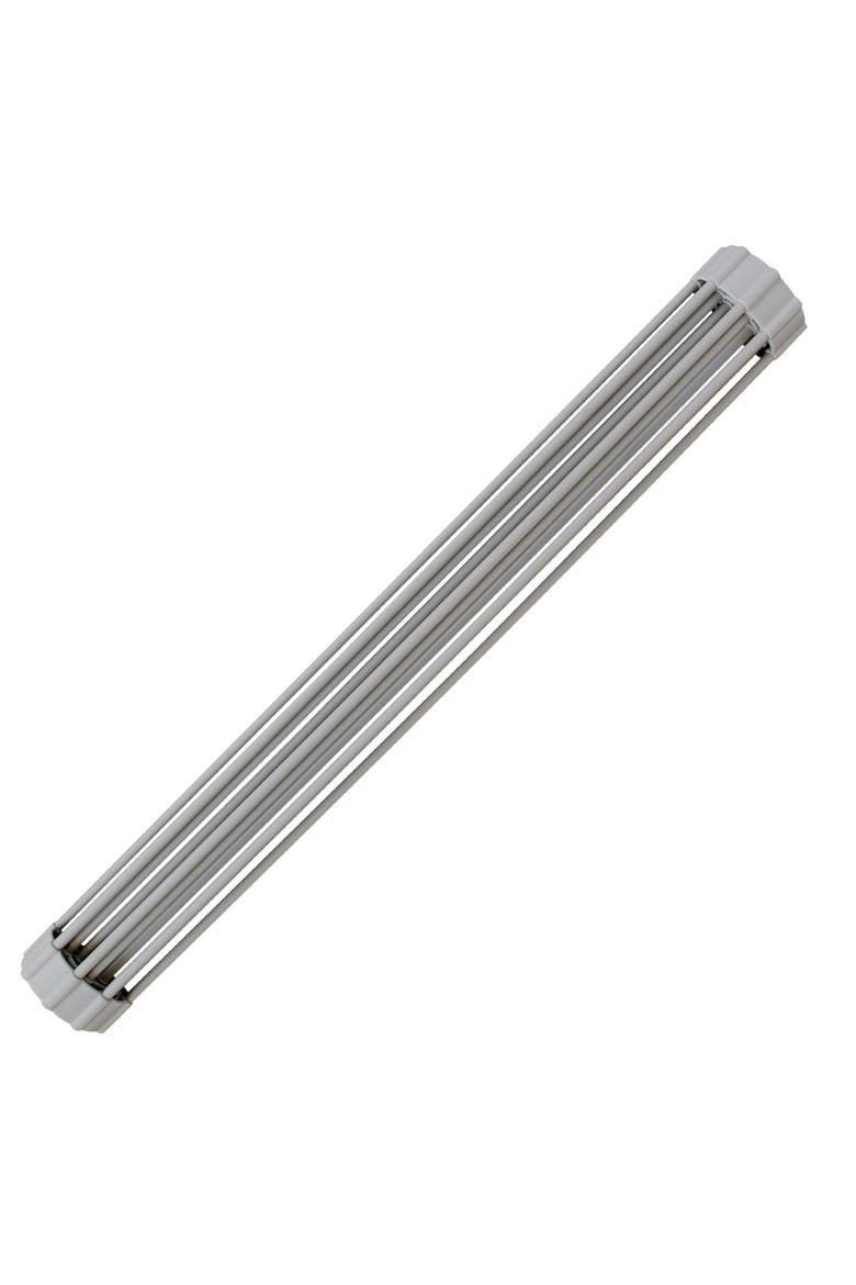 Over the Sink Roll Up Drying Rack, Silicone and Stainless Steel, Alternate, color, Gray