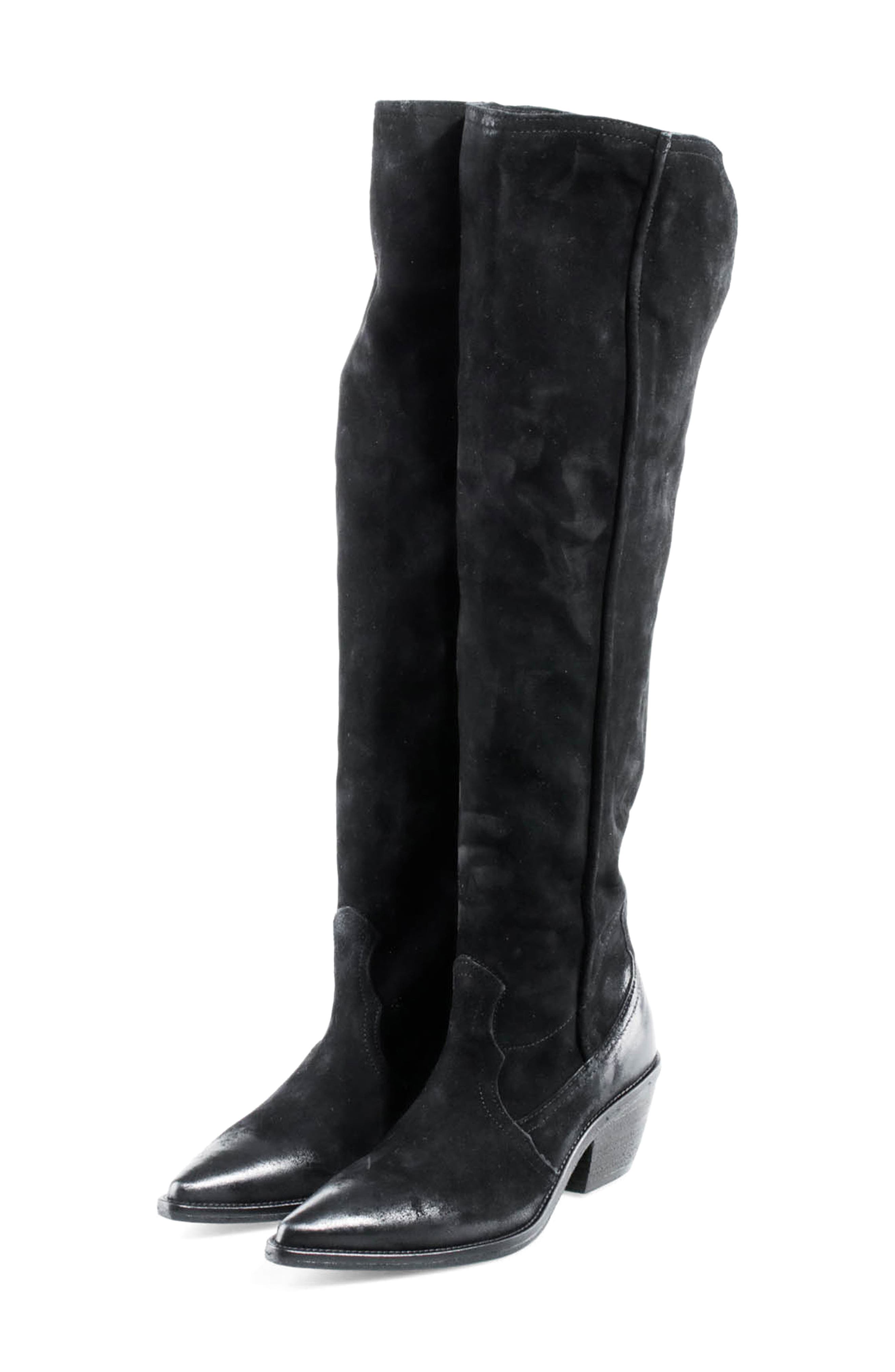 Clifford Over the Knee Boot, Main, color, BLACK