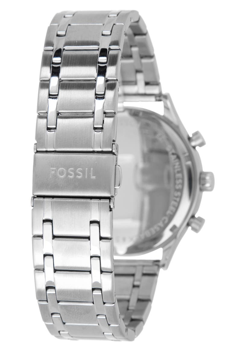 Fenmore Multifunction Bracelet Watch, 44mm, Alternate, color, SILVER