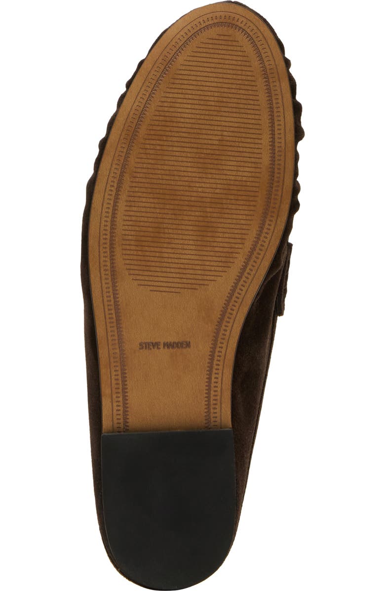 Steve Madden Rafe Loafer Mule, Alternate, color, Chocolate Suede