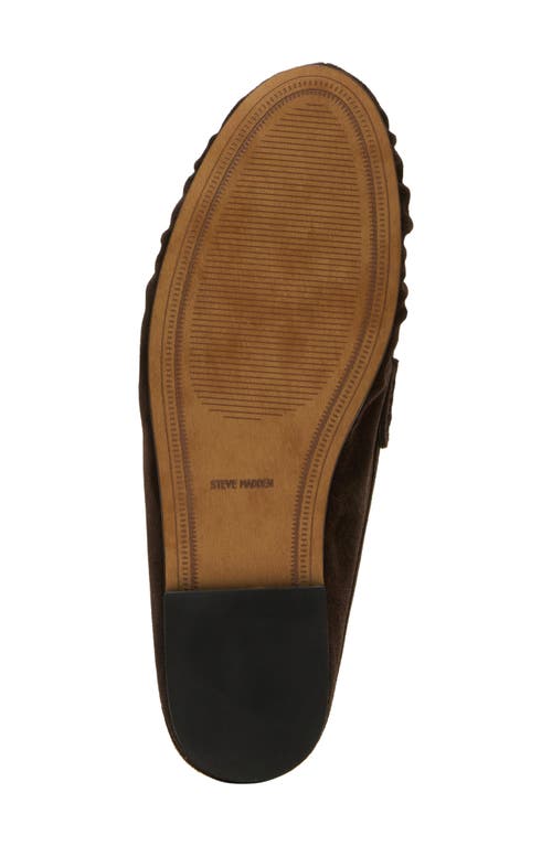 Steve Madden Rafe Loafer Mule In Brown