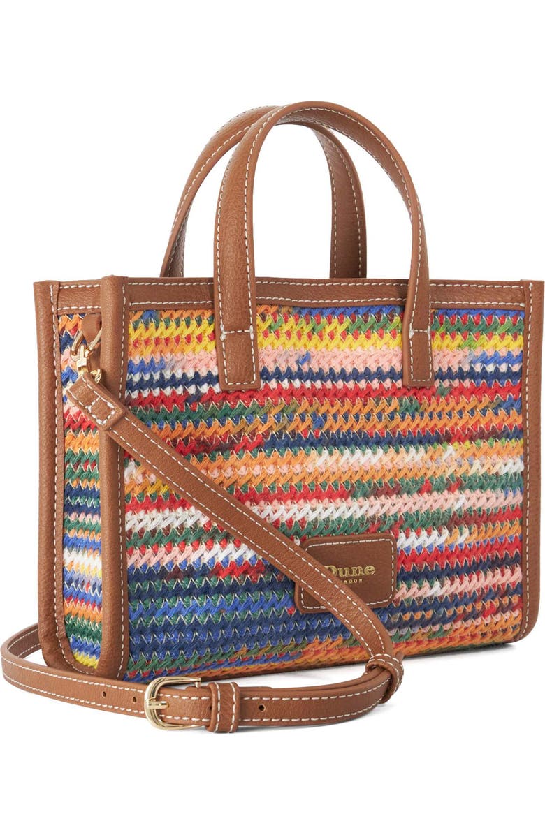Dune London Diddydamsay Tote, Alternate, color, Brown Multi