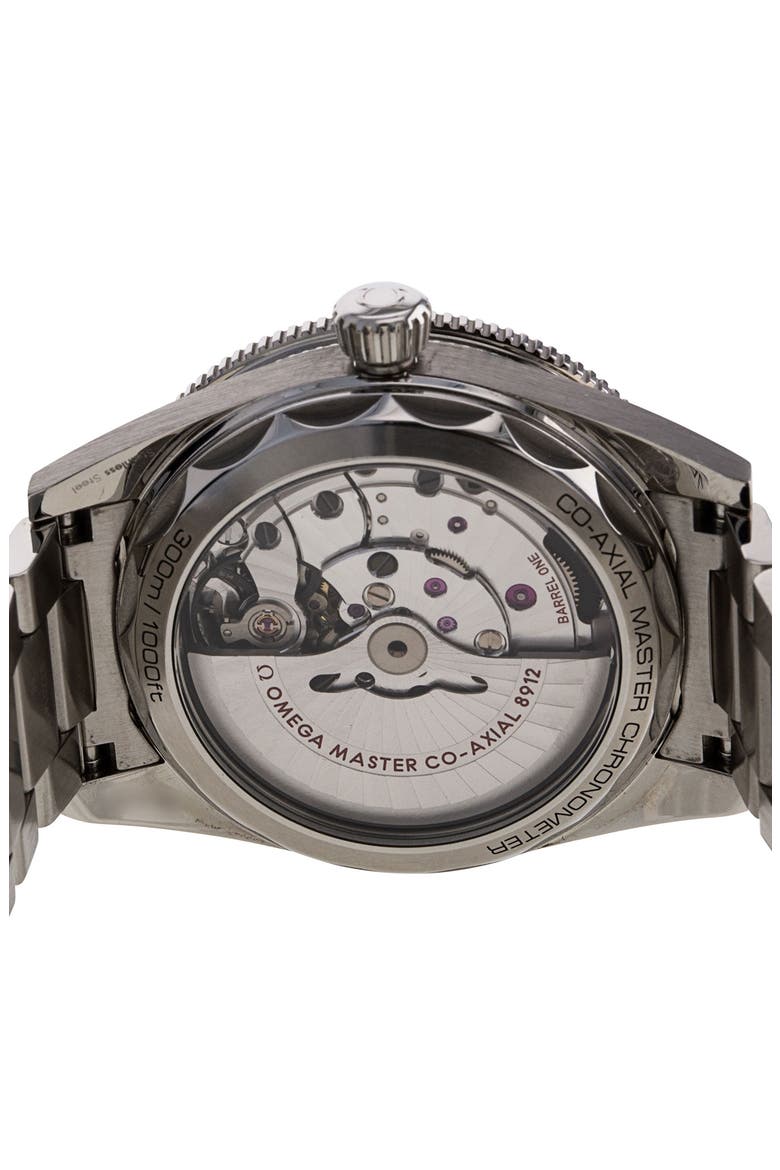 Omega Preowned Seamaster 300 Bracelet Watch, 41mm, Alternate, color, BLACK/SILVER