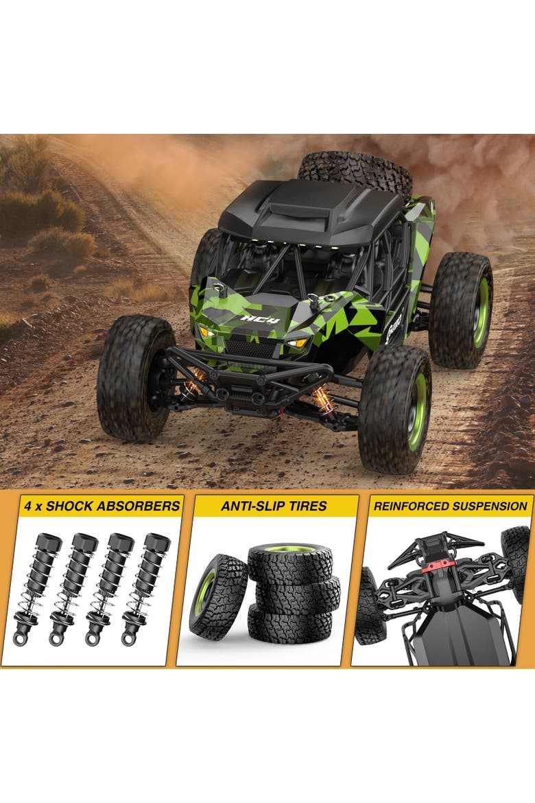 Remote Control Offroad Car, Alternate, color, Red