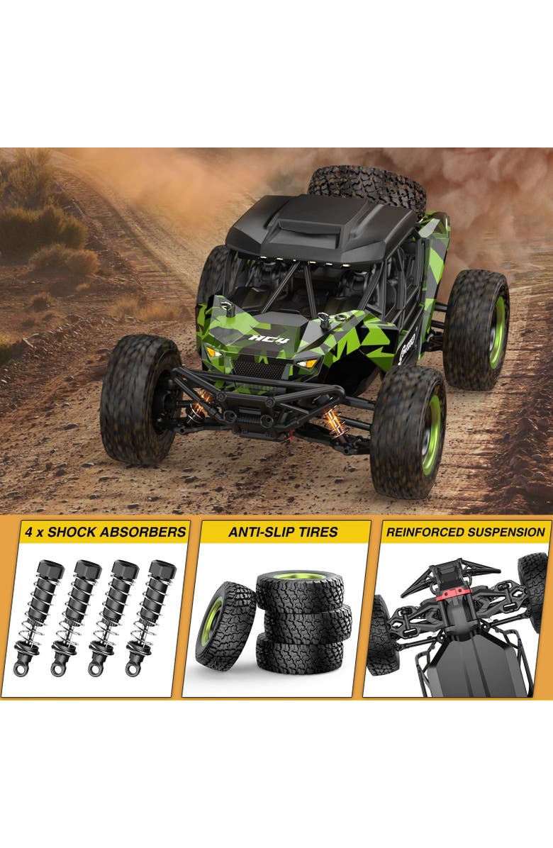 CONTIXO Remote Control Offroad Car, Alternate, color, Green