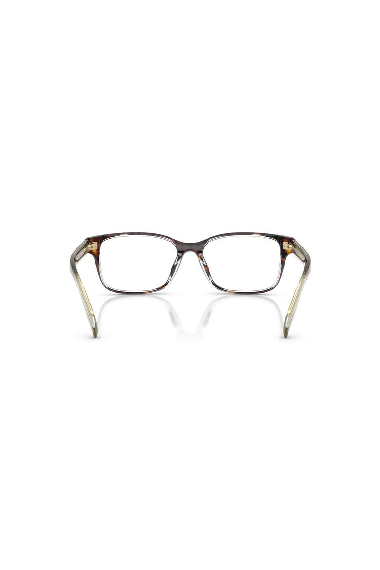 53mm Rectangle optical glasses, Alternate, color, Tortoise