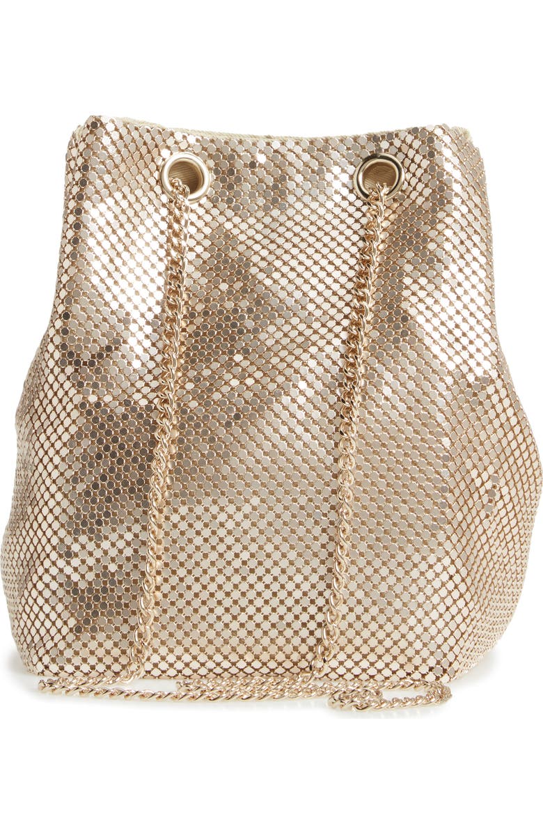 Nordstrom Crystal Mesh Pouchette, Alternate, color,
