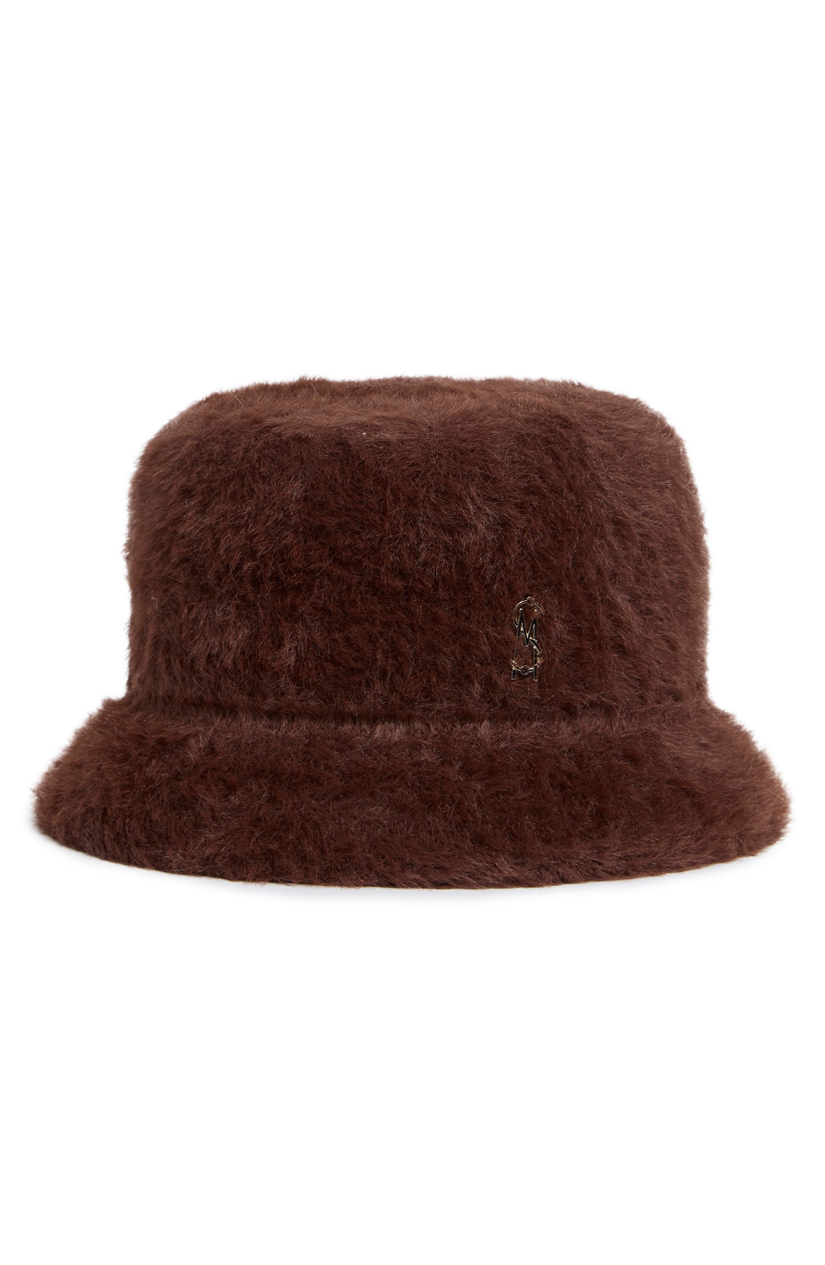 Steve Madden Soft Fuzzy Bucket Hat