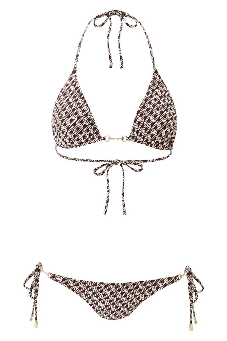 Menorca Side Tie Bikini Bottoms, Alternate, color, CHAIN