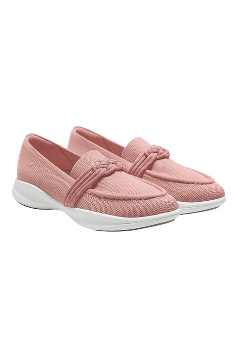 Water-Repellent Round-Toe Sneaker Loafers