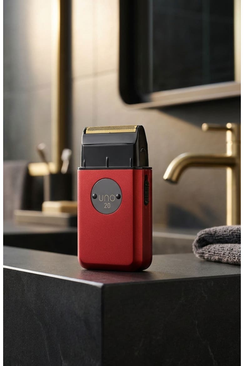 Uno 2.0 Compact Cordless Single Foil Shaver, Alternate, color, Red
