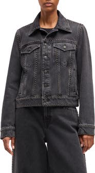7 For All Mankind Adi Studded Trucker Jacket