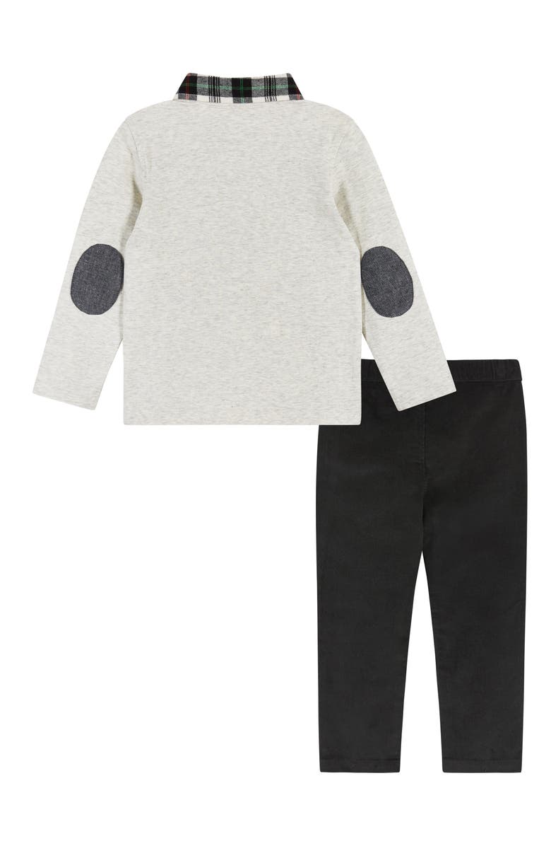 Andy & Evan Hunter Jersey Polo & Corduroy Pants Set, Alternate, color,
