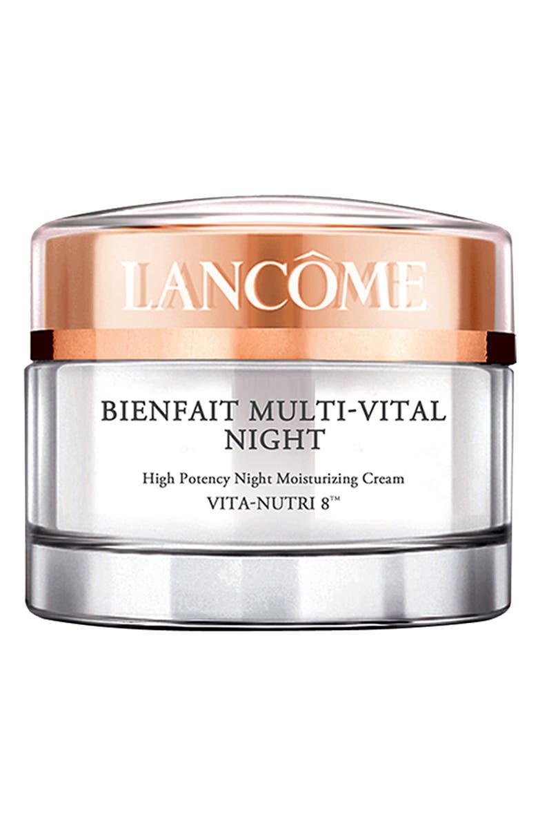 Lancôme Bienfait Multi-Vital Night Highly Potent Overnight Face Moisturizer, Main, color,