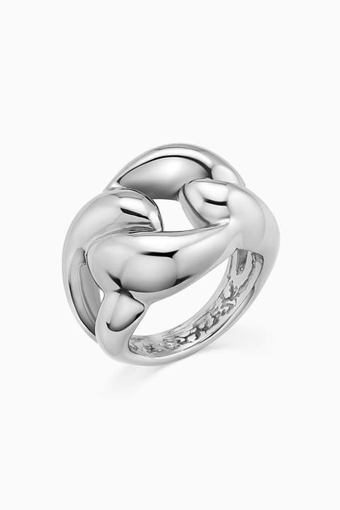 Sterling Silver Curb Appeal Ring