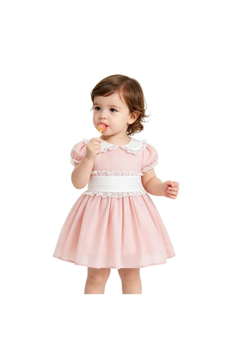 Odette Bow-Back Dress, Alternate, color, Pink
