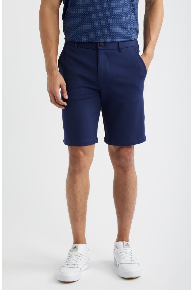 Sequoia Flat Front Golf Shorts, Main, color, MALTESE BLUE