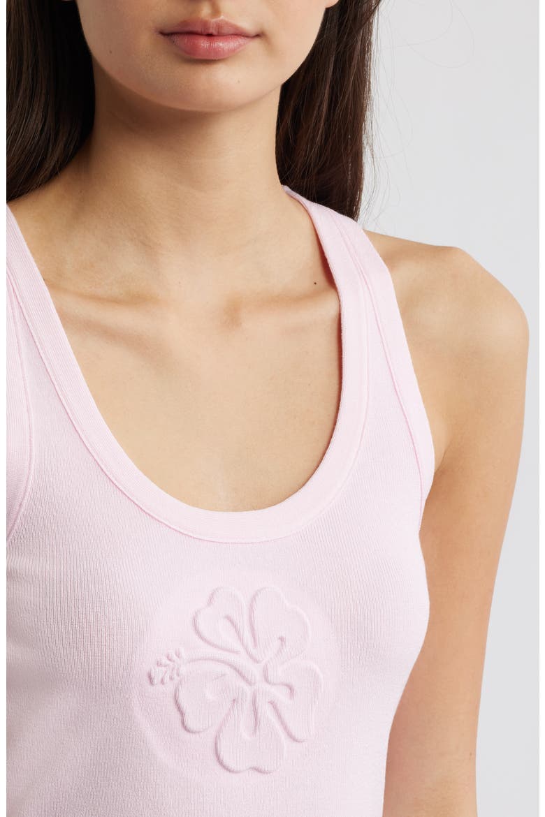 Flower Embossed Crop Tank, Alternate, color, POCKET PINK