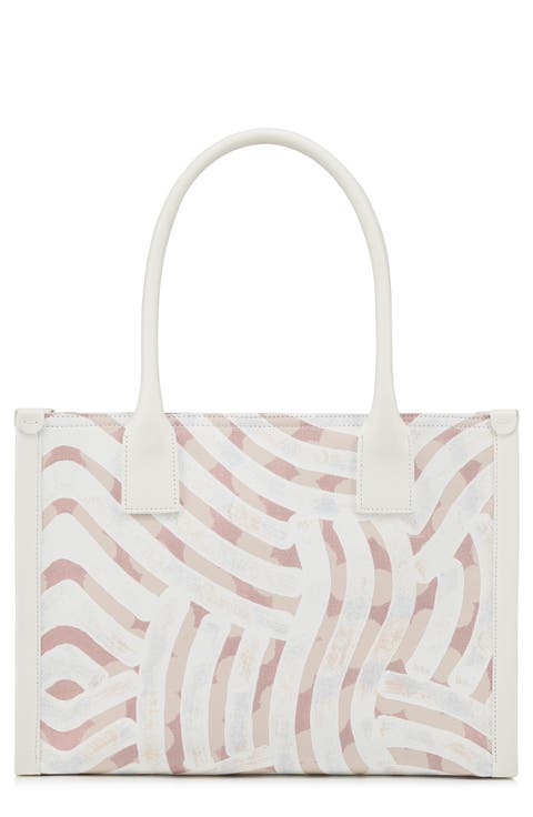 Small Nastroloubi Gaagal Print Canvas Tote