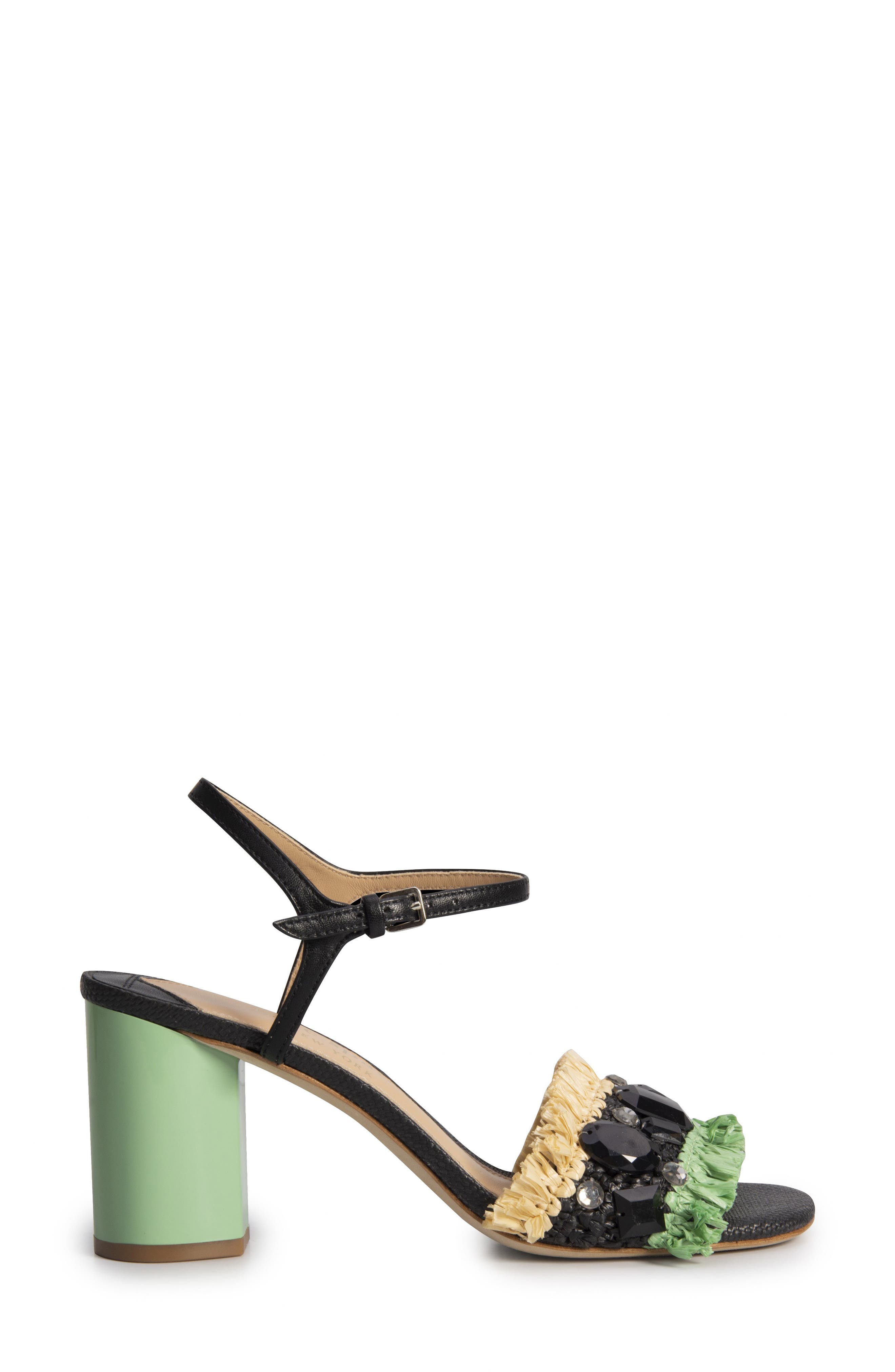 Kate Spade New York bora bora crystal block heel sandal, Alternate, color, 