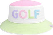 Bits & Bows Rainbow Golf Bucket Hat