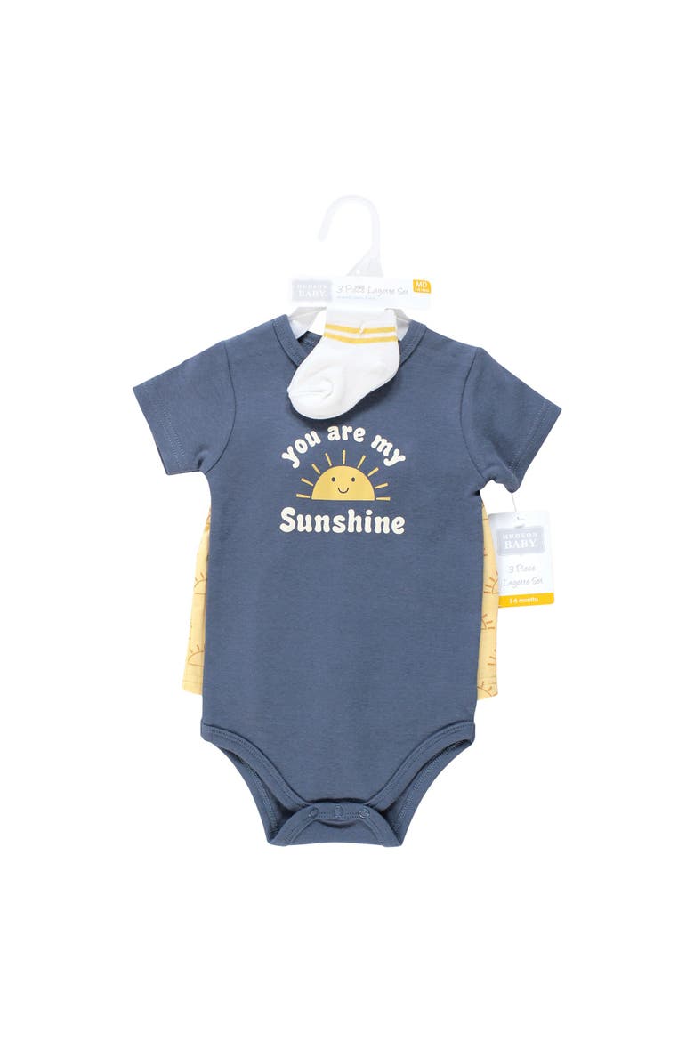 Bodysuit, Short and Sock, Alternate, color, Blue Sunshine